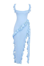 Cargar imagen en el visor de la galería, Ariela | Vestido Largo Con Volantes