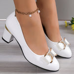 Cargar imagen en el visor de la galería, Evelyn™ | Tacones clásicos con lazo