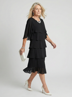 Cargar imagen en el visor de la galería, Brent | Vestido midi en capas