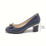 Cargar imagen en el visor de la galería, Evelyn™ | Tacones clásicos con lazo