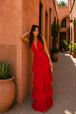 Cargar imagen en el visor de la galería, Vestido Manila en rojo