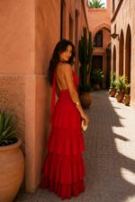 Cargar imagen en el visor de la galería, Vestido Manila en rojo