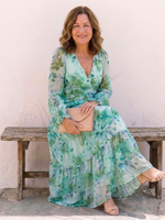 Cargar imagen en el visor de la galería, Althea | Vestido maxi floral de manga larga