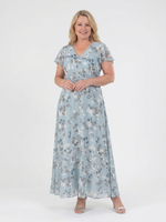 Cargar imagen en el visor de la galería, Montserrat | Vestido maxi de chiffon floral