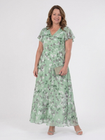 Cargar imagen en el visor de la galería, Montserrat | Vestido maxi de chiffon floral