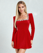 Cargar imagen en el visor de la galería, Celeste | Vestido cristal