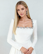 Cargar imagen en el visor de la galería, Celeste | Vestido cristal