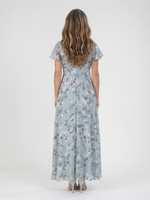 Cargar imagen en el visor de la galería, Montserrat | Vestido maxi de chiffon floral