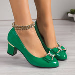 Cargar imagen en el visor de la galería, Evelyn™ | Tacones clásicos con lazo