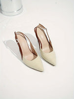Cargar imagen en el visor de la galería, Amélie™ | Tacones slingback en contrast