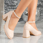 Cargar imagen en el visor de la galería, Celeste™ | Tacones de charol con correa