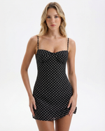 Cargar imagen en el visor de la galería, Vestido mini de lunares