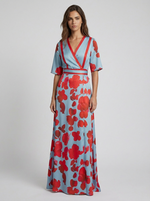 Cargar imagen en el visor de la galería, Pilar | Elegante vestido largo con escote profundo