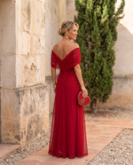 Cargar imagen en el visor de la galería, Vestido maxi elegante para fiesta con escote en corazón
