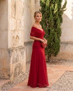 Cargar imagen en el visor de la galería, Vestido maxi elegante para fiesta con escote en corazón