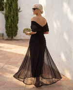Cargar imagen en el visor de la galería, Vestido maxi elegante para fiesta con escote en corazón