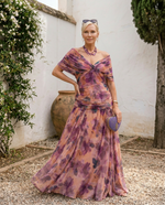 Cargar imagen en el visor de la galería, Vestido maxi elegante para fiesta con escote en corazón