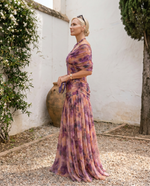 Cargar imagen en el visor de la galería, Vestido maxi elegante para fiesta con escote en corazón