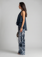 Cargar imagen en el visor de la galería, Élise | Conjunto elegante y ligero con top fluido y pantalones anchos