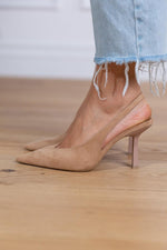 Cargar imagen en el visor de la galería, Marlena™ | Tacones Bajos Nude