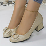Cargar imagen en el visor de la galería, Evelyn™ | Tacones clásicos con lazo
