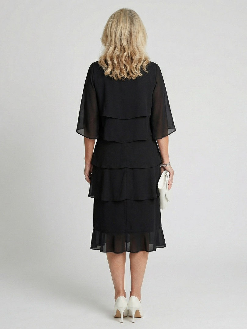 Brent | Vestido midi en capas