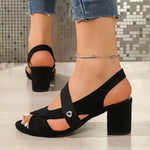 Cargar imagen en el visor de la galería, Elara™ | Tacones Cómodos con Tiras Cruzadas
