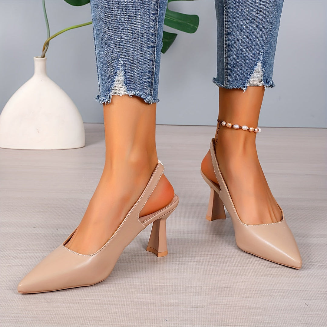 Sophia™ | Tacones Slingback Elegantes