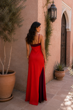 Cargar imagen en el visor de la galería, Vestido Oasis en rojo
