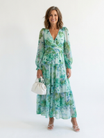 Cargar imagen en el visor de la galería, Althea | Vestido maxi floral de manga larga
