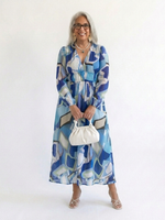 Cargar imagen en el visor de la galería, Althea | Vestido maxi floral de manga larga
