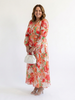 Cargar imagen en el visor de la galería, Althea | Vestido maxi floral de manga larga
