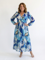Cargar imagen en el visor de la galería, Althea | Vestido maxi floral de manga larga
