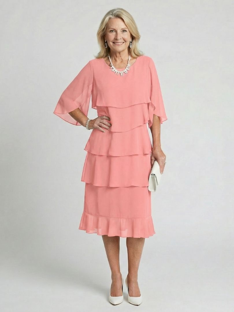 Brent | Vestido midi en capas