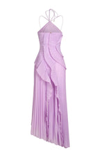 Cargar imagen en el visor de la galería, Eliza | Vestido maxi elegante con volantes para mujer
