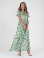 Cargar imagen en el visor de la galería, Montserrat | Vestido maxi de chiffon floral
