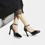 Cargar imagen en el visor de la galería, Evette™ | Tacones de cuero
