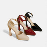 Cargar imagen en el visor de la galería, Evette™ | Tacones de cuero
