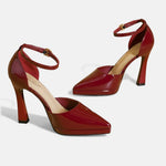 Cargar imagen en el visor de la galería, Evette™ | Tacones de cuero

