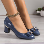 Cargar imagen en el visor de la galería, Evelyn™ | Tacones clásicos con lazo
