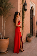 Cargar imagen en el visor de la galería, Vestido Oasis en rojo
