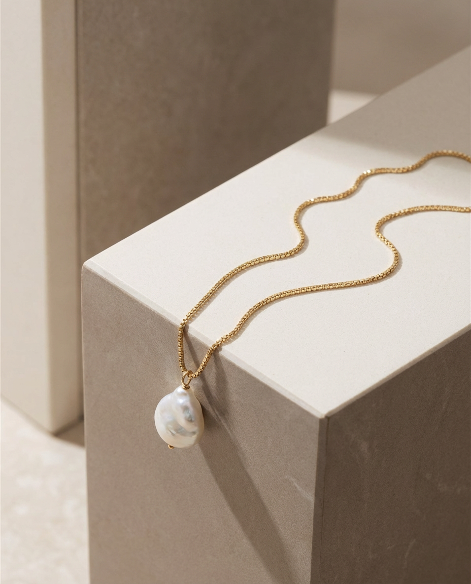 Collar de Perla Natural