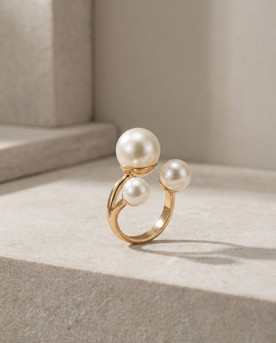 Anillo Halo de Perla