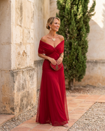 Cargar imagen en el visor de la galería, Vestido maxi elegante para fiesta con escote en corazón
