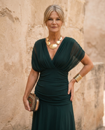 Cargar imagen en el visor de la galería, Vestido maxi elegante para fiesta con escote en corazón
