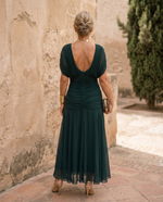Cargar imagen en el visor de la galería, Vestido maxi elegante para fiesta con escote en corazón
