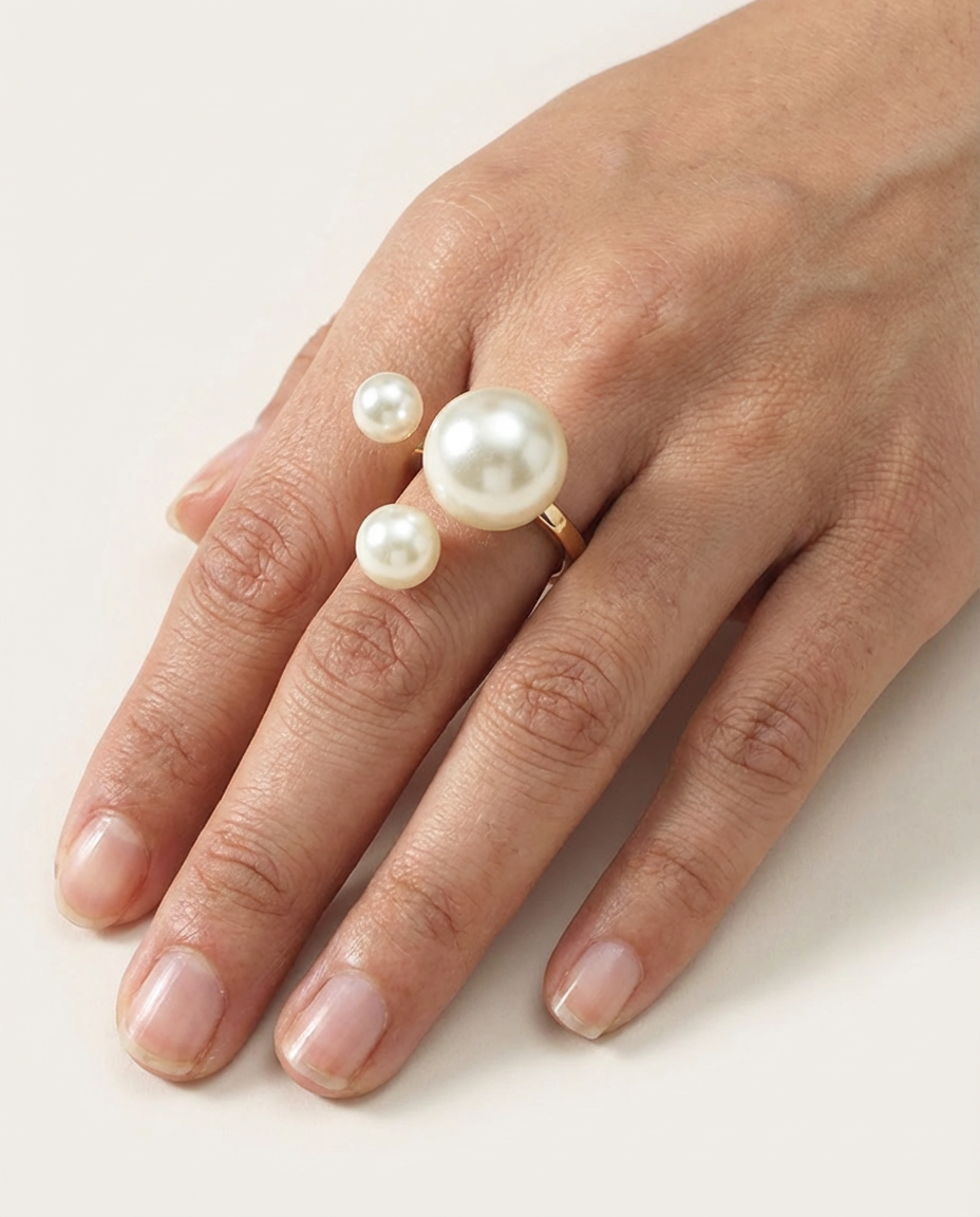 Anillo Halo de Perla
