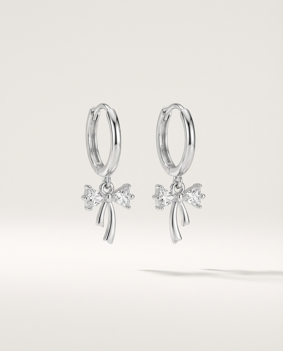 Pendientes con Lazo Mia