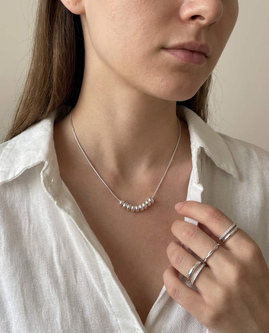 Collar de Cuentas Minimalista