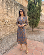 Cargar imagen en el visor de la galería, Silvia™ | Vestido midi con estampado
